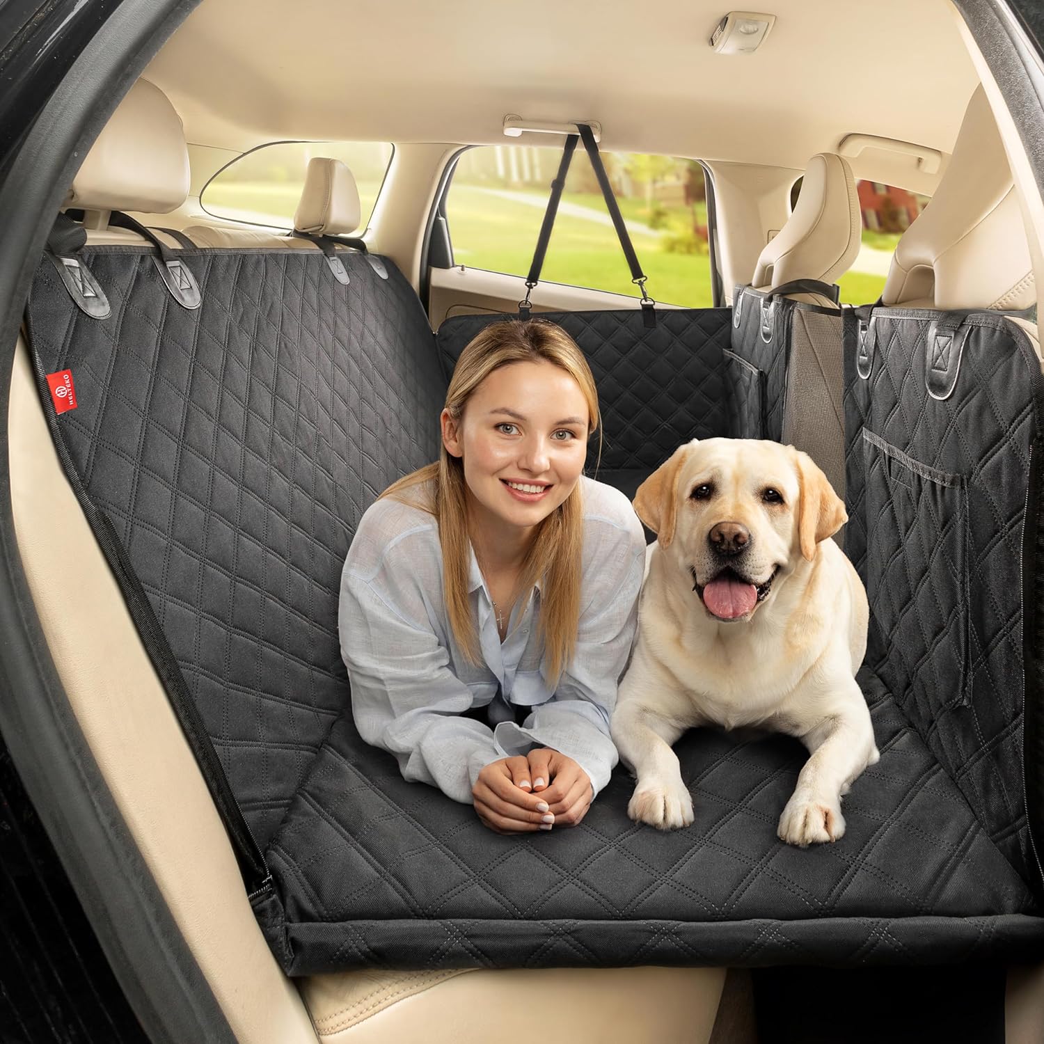 Premium Waterproof Dog Car Seat Cover – Rear Seat Protection