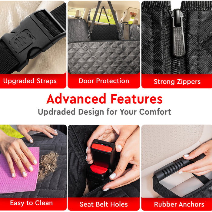 Premium Waterproof Dog Car Seat Cover – Rear Seat Protection